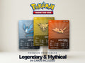 Pokémon Legendary & Mythical Pokédex Placeholder | 59 Cards Gen 1-9 | Printable Pokémon Cards | Binder Tracker | 300 DPI | ENGLISH