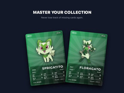 Pokémon Paldea Pokédex Placeholder 906-1025 | Gen 9 Binder Organizer | Printable Pokémon Cards | Master Set Tracker | 300 DPI | ENGLISH